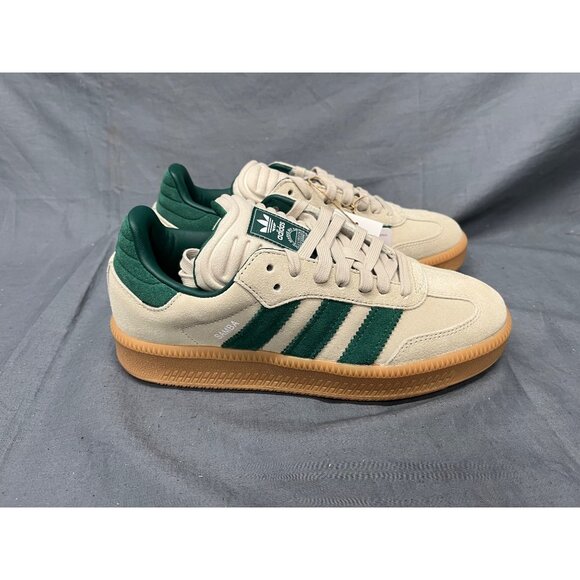 Adidas Boys Samba XLG Sneakers Suede Green White Gum Size 5 NEW NO BOX! - Picture 11 of 11